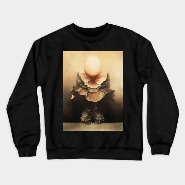 Zdzislaw Beksinski Crewneck Sweatshirt by QualityArtFirst